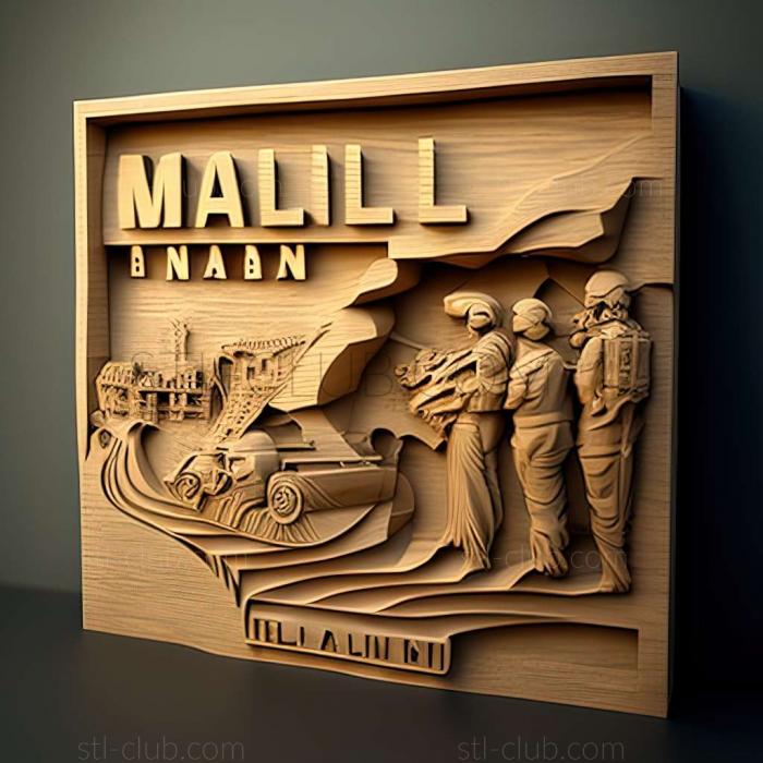 3D model Fallujah in Iraq (STL)